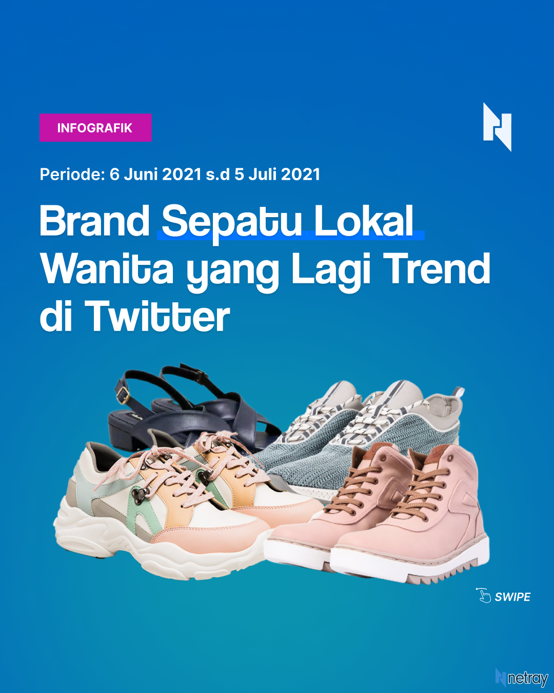 5 Brand Sepatu Lokal Wanita Rekomendasi Warganet - Netray