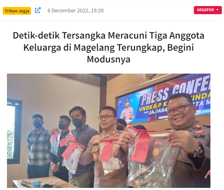 Pantauan Kasus Pembunuhan Di Indonesia Dalam Pemberitaan Media Daring ...